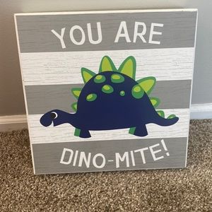 You are Dino-mite wood box frame